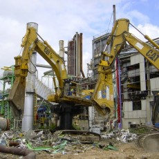 Matériel de démolition pour chantier